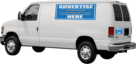magnetic advertising for vans